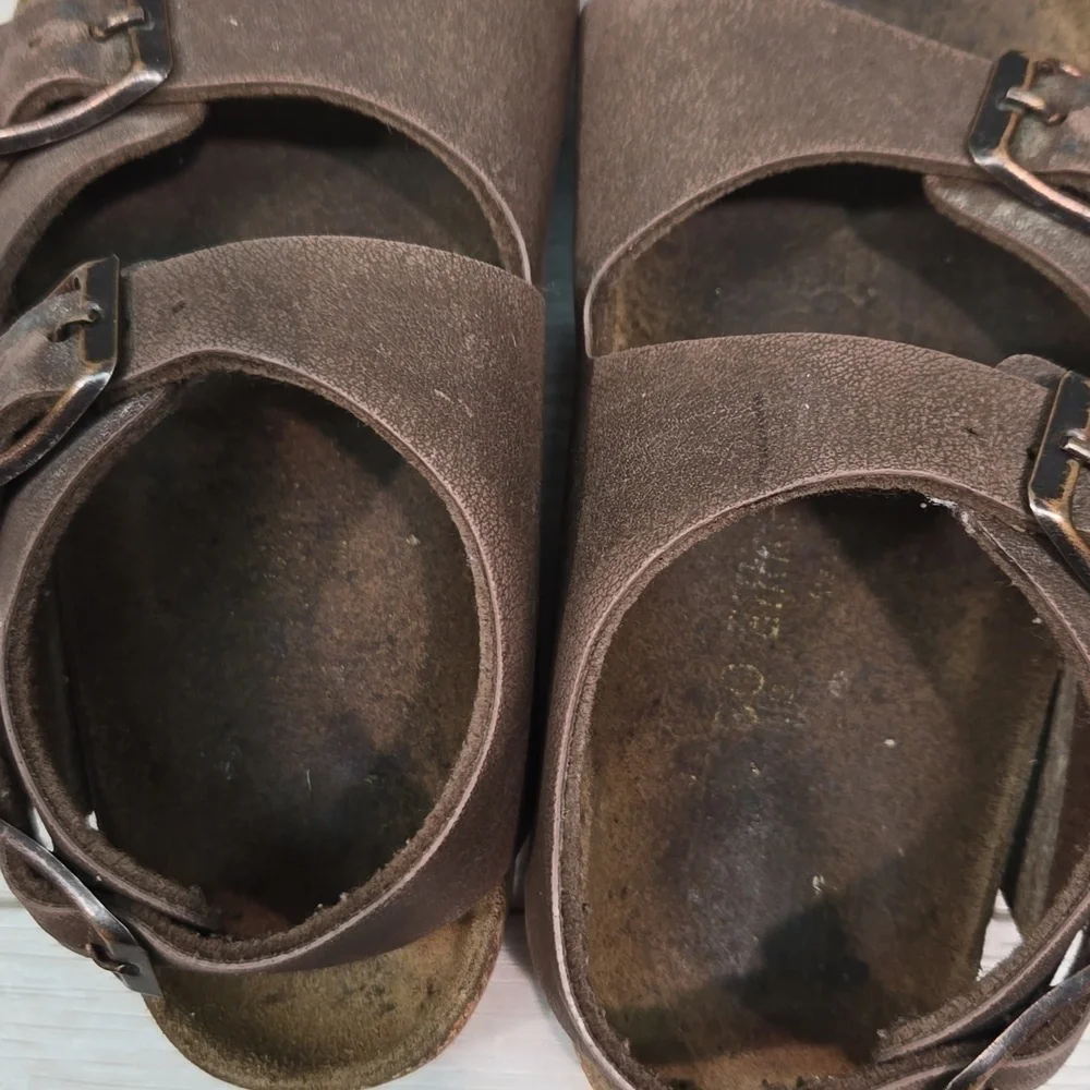Birkenstock Milano Kids Ankle Sandals Flats shoes sz L12